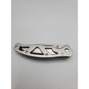 Gerber Mini Paraframe Knife Tactical Folder Frame Lock Gray Stainless Handle